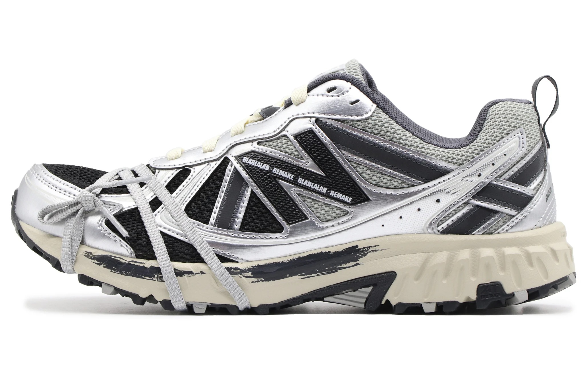 

Кастомизированные кроссовки New Balance NB 410 Chunky Sneakers Unisex, серебряный/черный, Серый, Кастомизированные кроссовки New Balance NB 410 Chunky Sneakers Unisex, серебряный/черный