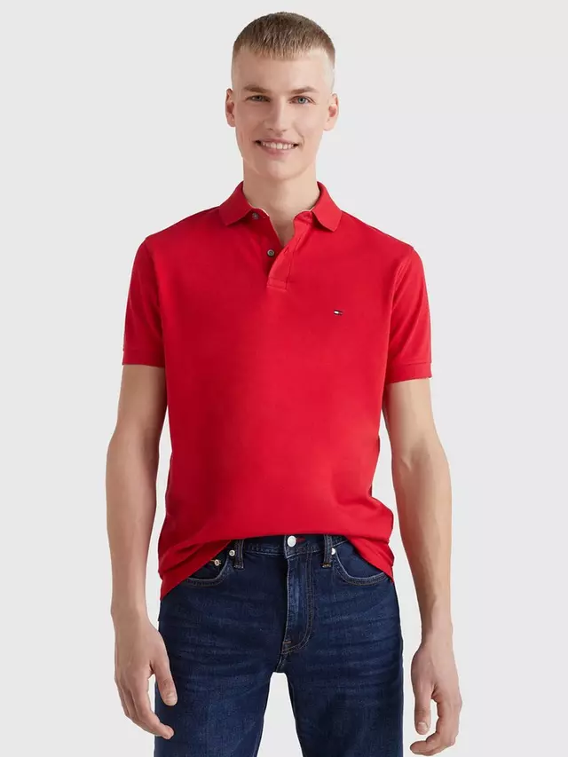 

Поло Tommy Hilfiger 1985 Classic Short Sleeve, цвет primary/red
