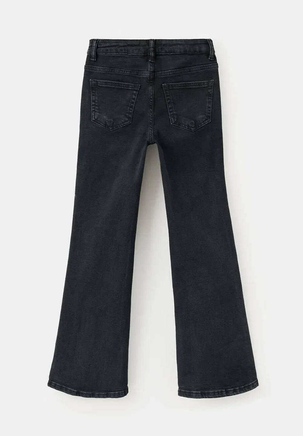 Детские джинсы-клеш Mango Kids, Black Denim — фото 2