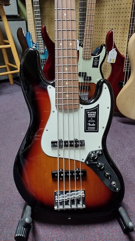 

Fender Player Jazz Bass V, Серый, Fender Player Jazz Bass V