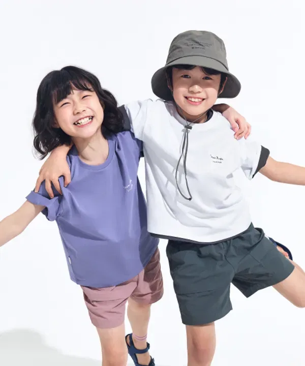 Футболка с коротким рукавом с графическим принтом, детская, Snowpeak Apparel Kids, белый — фото 2