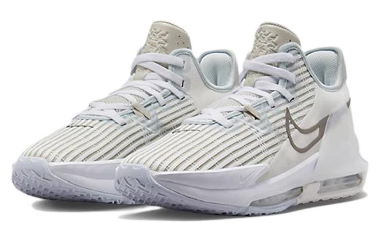 Кроссовки Nike LEBRON WITNESS 6 EP 'WHITE METALLIC PEWTER', белый — фото 3
