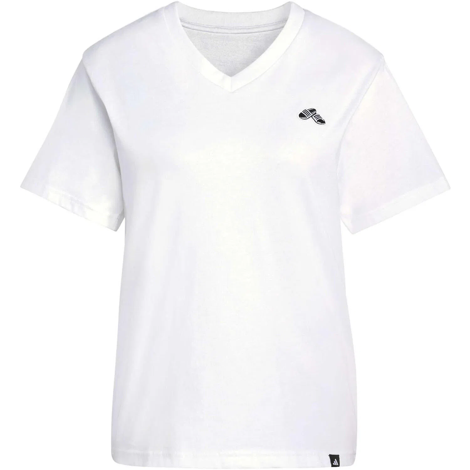 Женская футболка с V-образным вырезом SLIDE VNECK Adidas, Bunt
