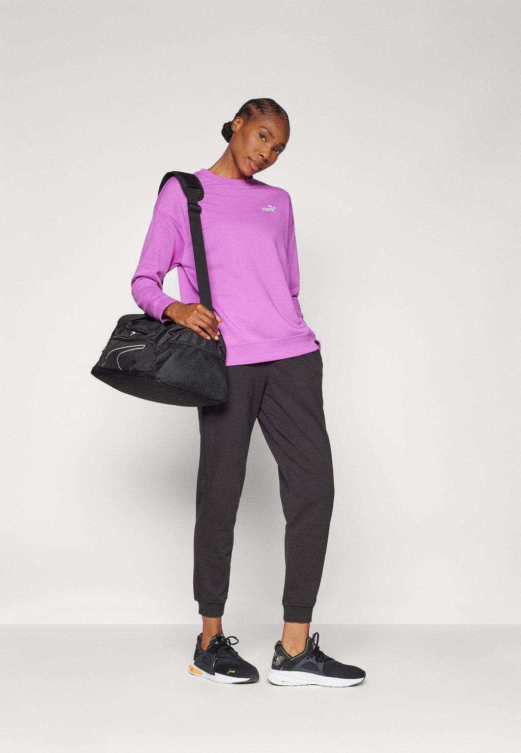 

Толстовка SMALL LOGO RELAXED CREW Puma, сиреневый