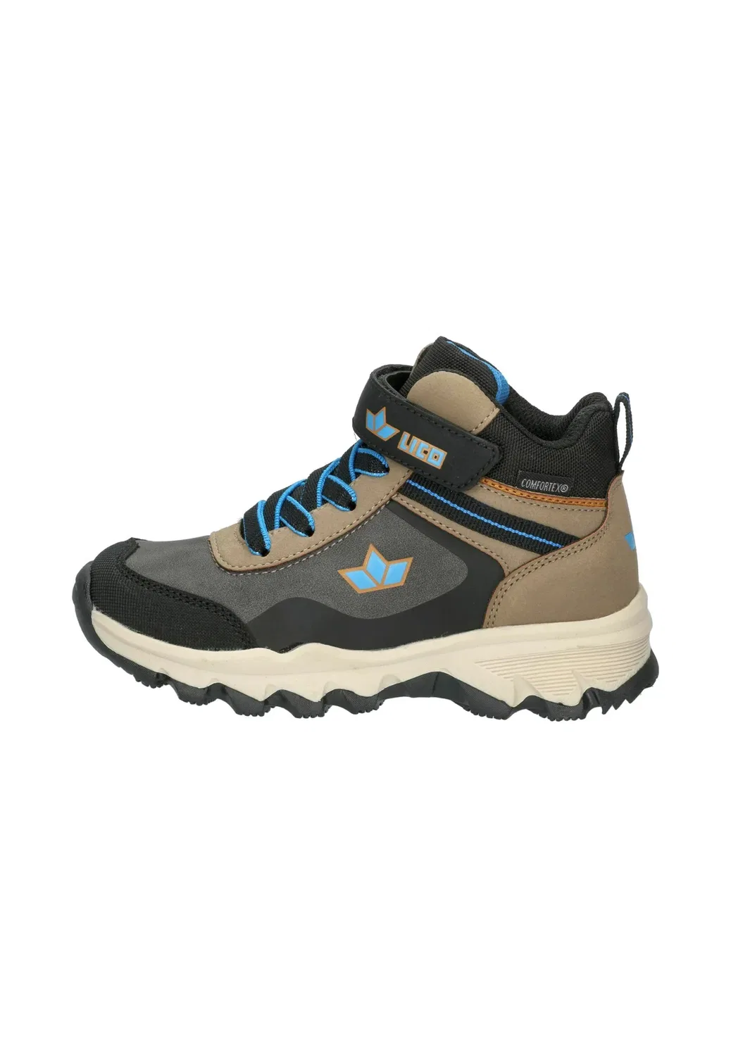 Freizeitschuh haldon vs - кроссовки с высоким голенищем Lico, Grau Schwarz Beige