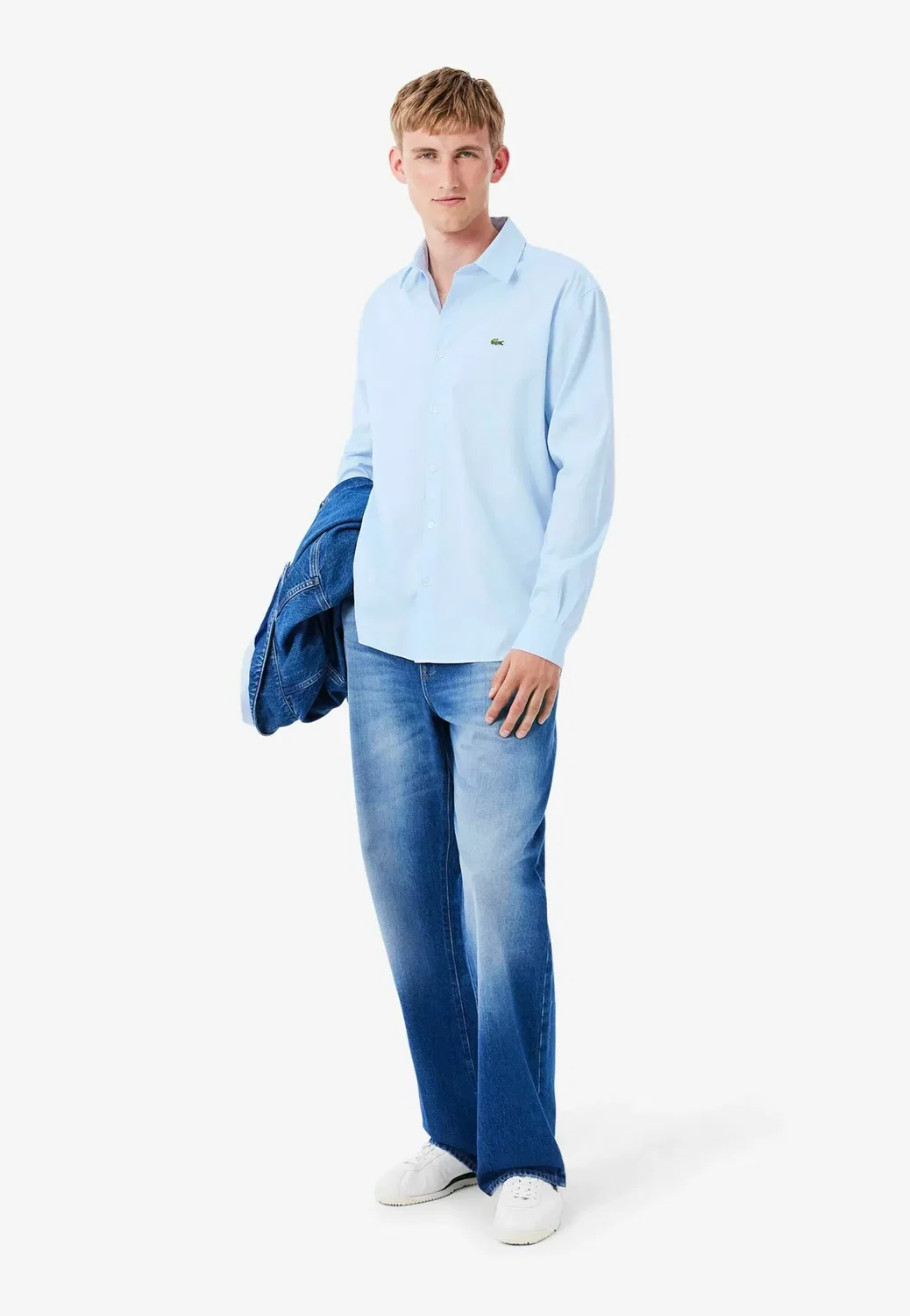 Рубашка Lacoste, Bleu Dragée-T — фото 2