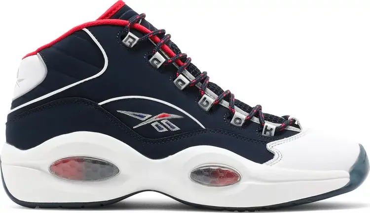 

Кроссовки question mid 'usa' Reebok, синий, Синий;черный, Кроссовки question mid 'usa' Reebok, синий