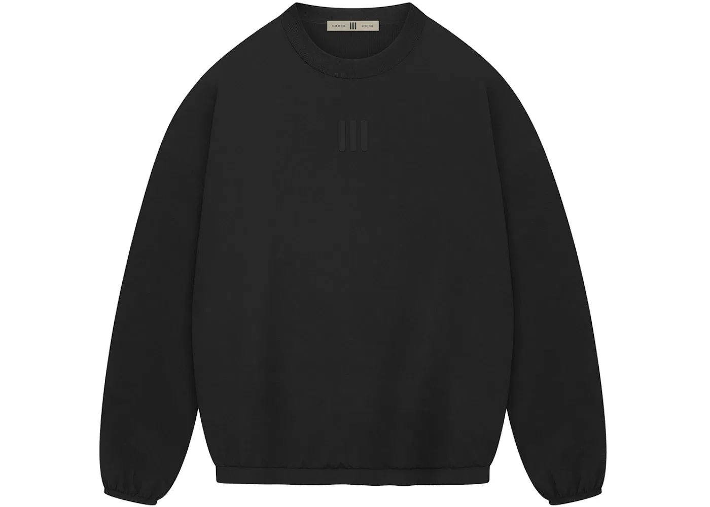Мужской свитшот с эластичной вставкой Stretch Woven Running Fear of God, черный