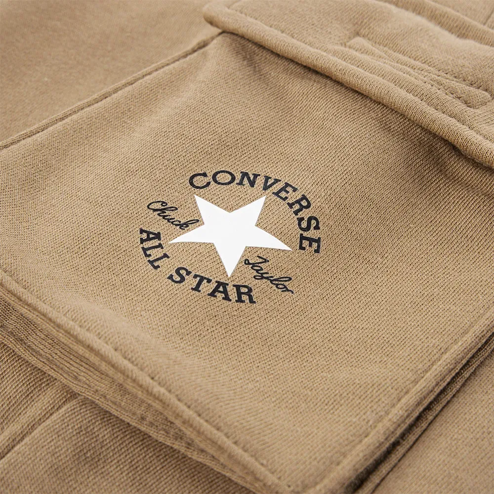 Брюки карго Converse Kids, бежевый — фото 4