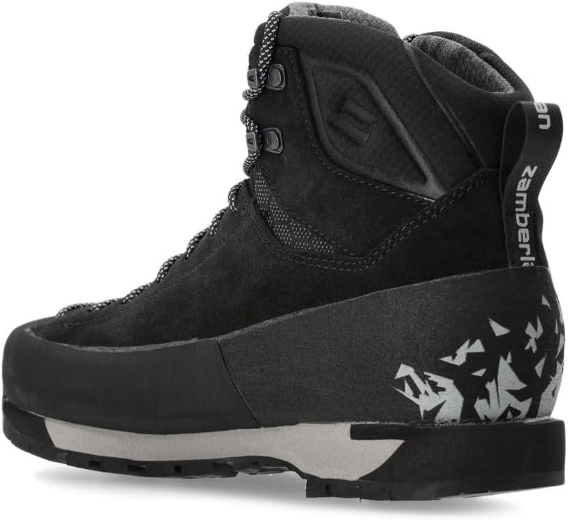 Мужские ботинки Zamberlan 226 Salathe Trek GTX RR из замши, черный/серый — фото 3
