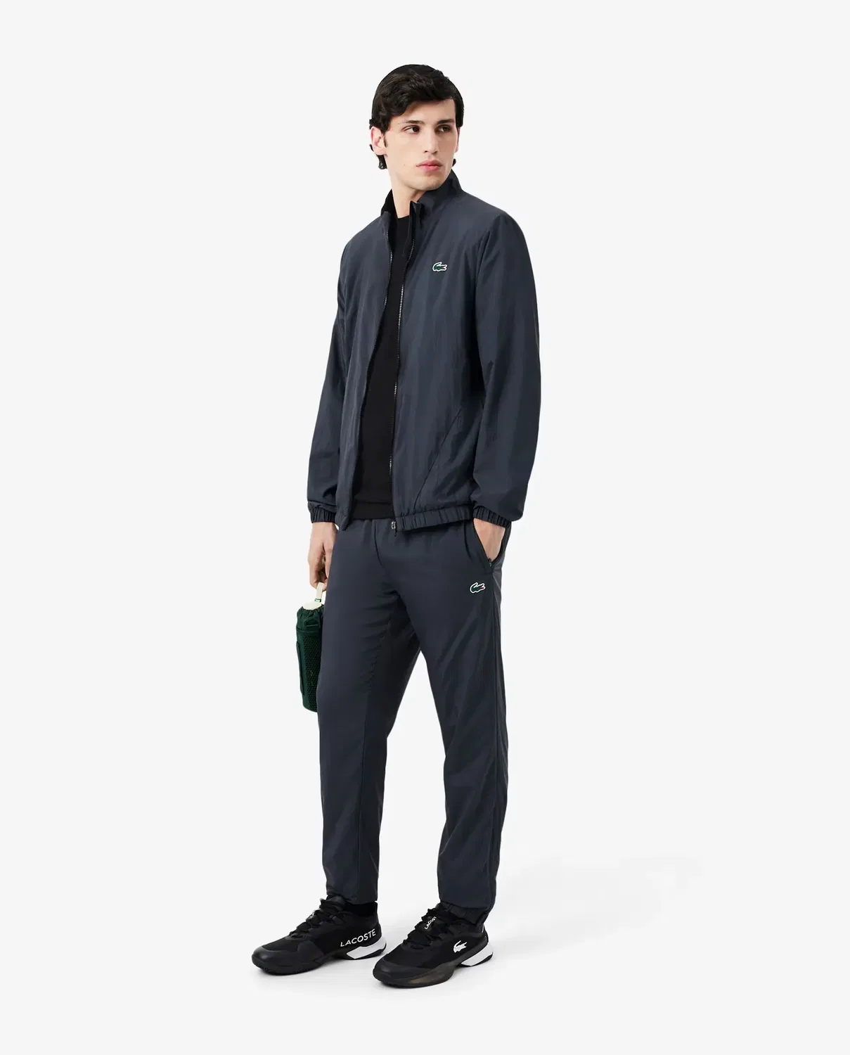 Мужская футболка с принтом Lacoste, Negro — фото 4