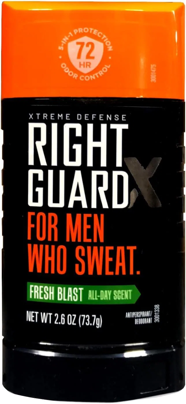 Антиперспирант-дезодорант Fresh Blast Right Guard Xtreme Defense 5, набор 6 шт, 2.6 унции — фото 2