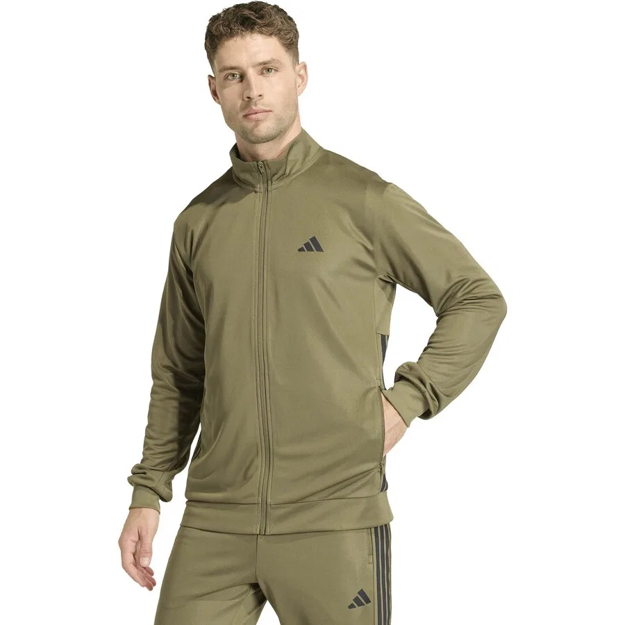 Куртка для тренировок ADIDAS PERFORMANCE, оливкового цвета — фото 2