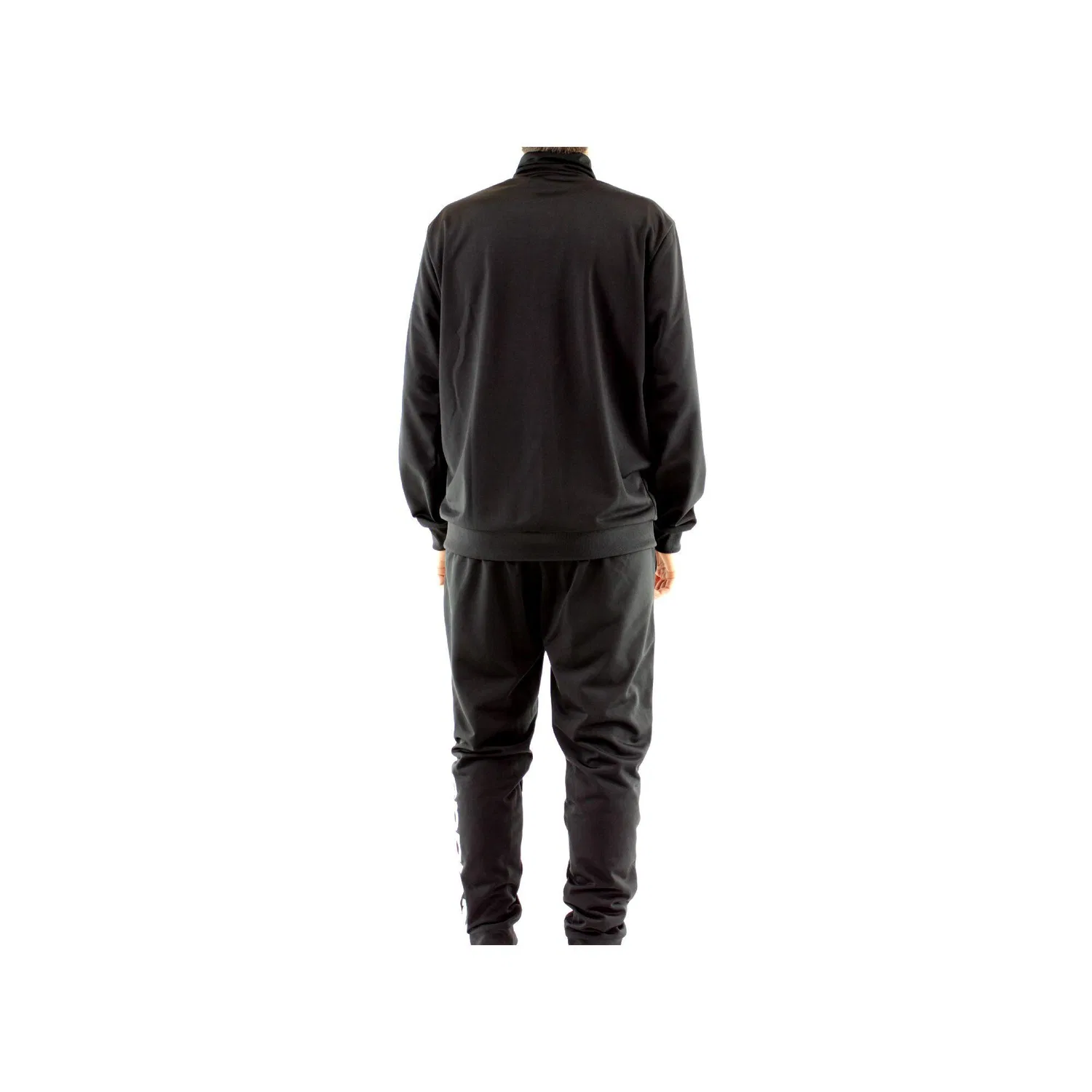 Мужской спортивный костюм с принтом Linear Logo Tricot Adidas, Черный — фото 3