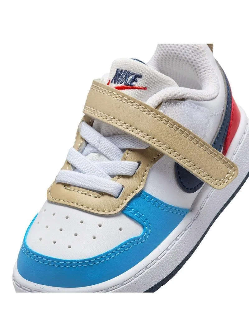 Детские кроссовки с липучкой Court Borough Low Recraft Nike, Multicolor — фото 3