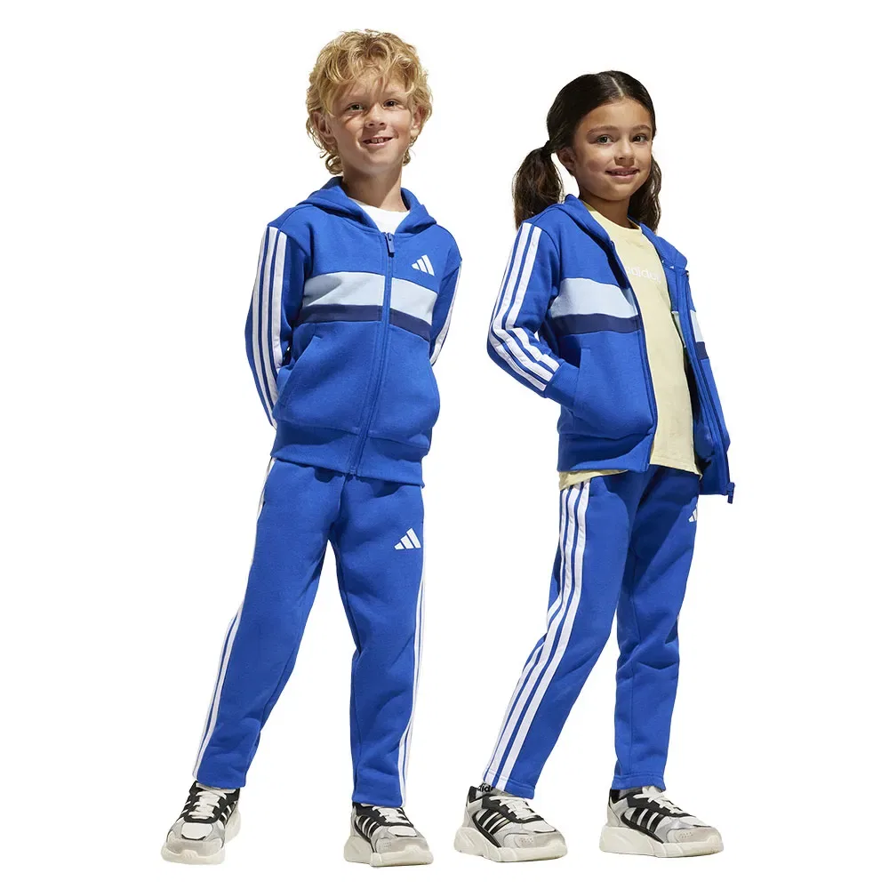 Спортивный костюм из флиса Tiberio 3 Stripes Adidas, синий