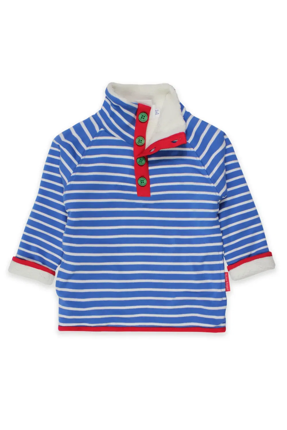 Детский свитшот из флиса Breton Toby Tiger, Blue — фото 2