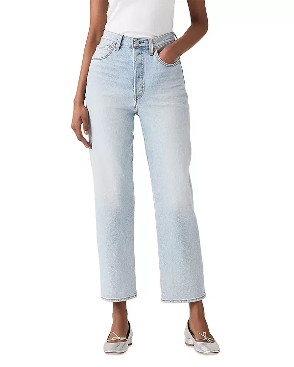Женские джинсы с высокой посадкой Ribcage straight ankle jeans Levi's, Filter Her