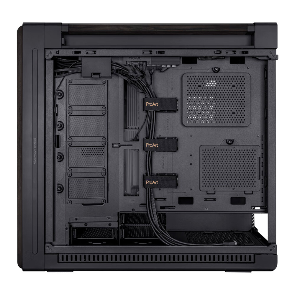 Корпус Asus ProArt PA602 Wood Edition, Mid Tower, чёрный — фото 4