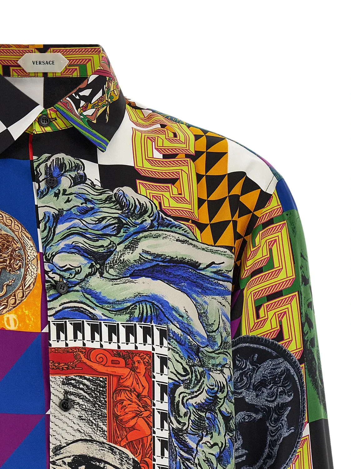 Рубашка Medusa Collage VERSACE, мультиколор — фото 3