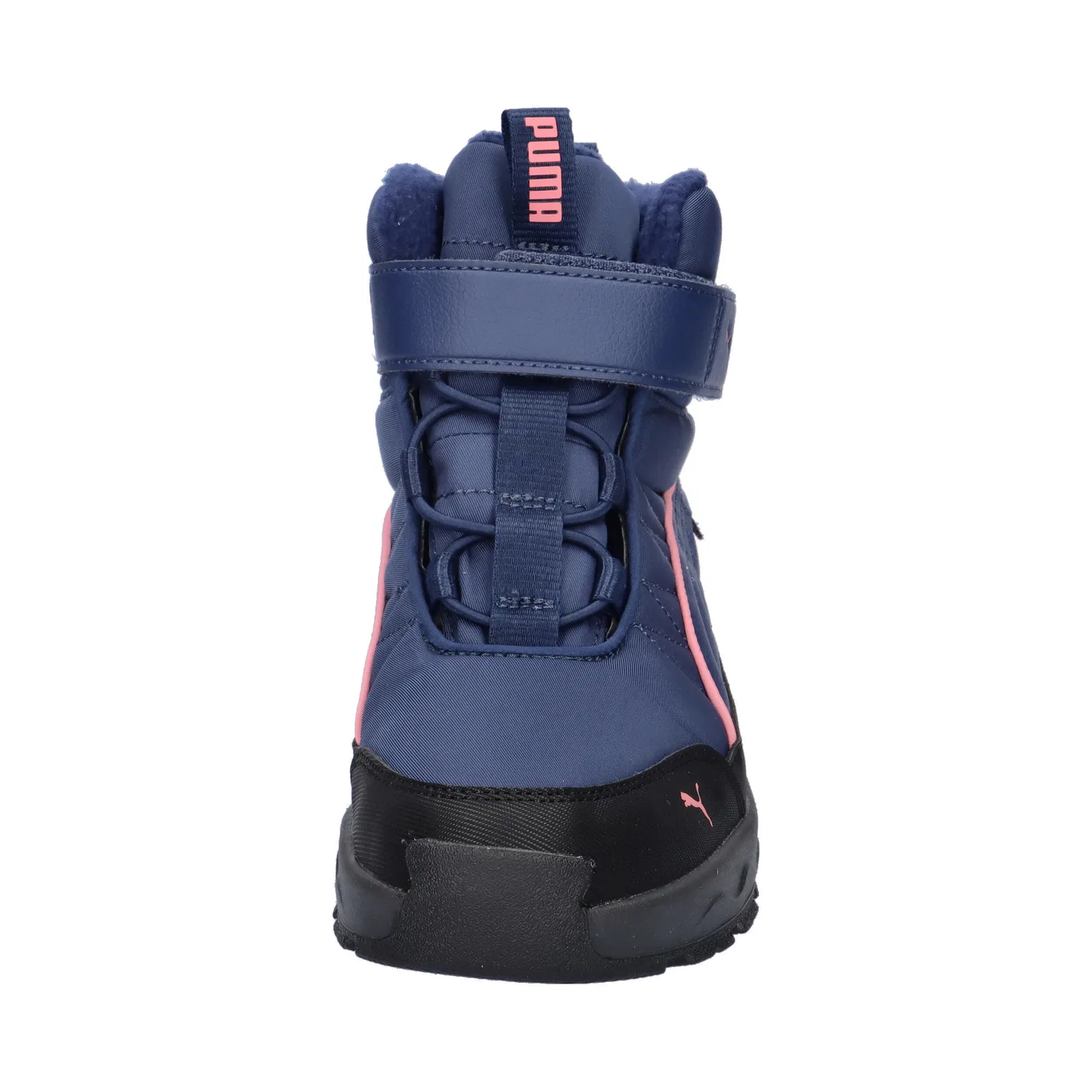 Детские зимние ботинки Puma Evolve Boot Puretex Jr, Цвет: Dunkelblau / Rosa / Schwarz — фото 3