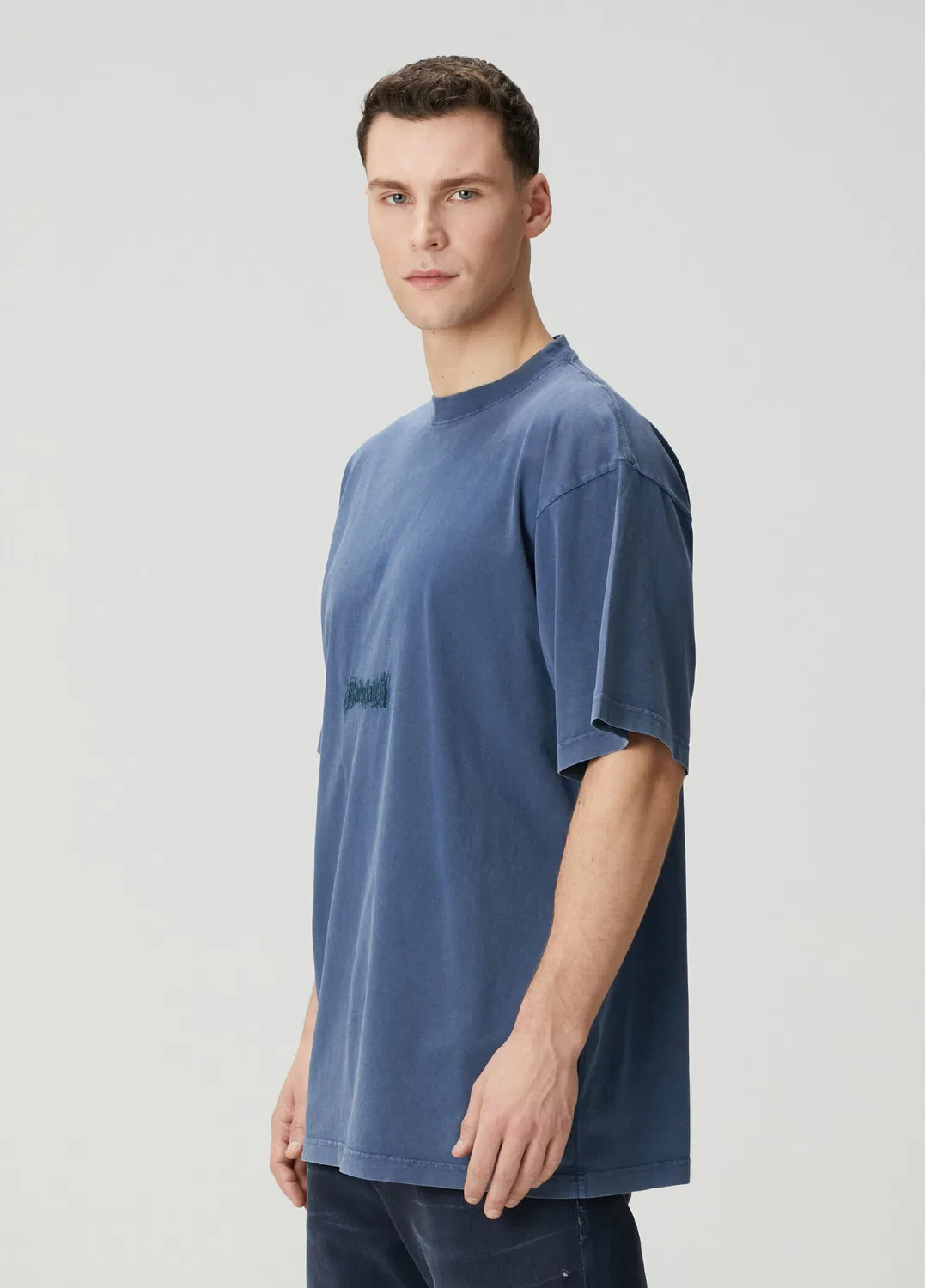 Футболка Balenciaga, синяя — фото 3