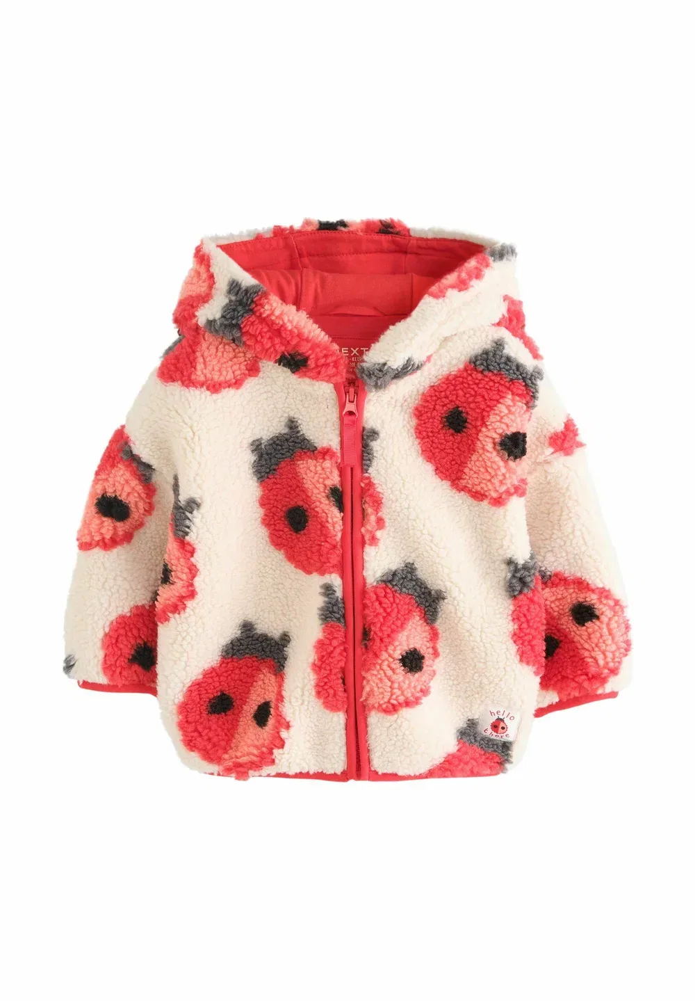 Зимняя куртка Next, Cream Ladybird — фото 4