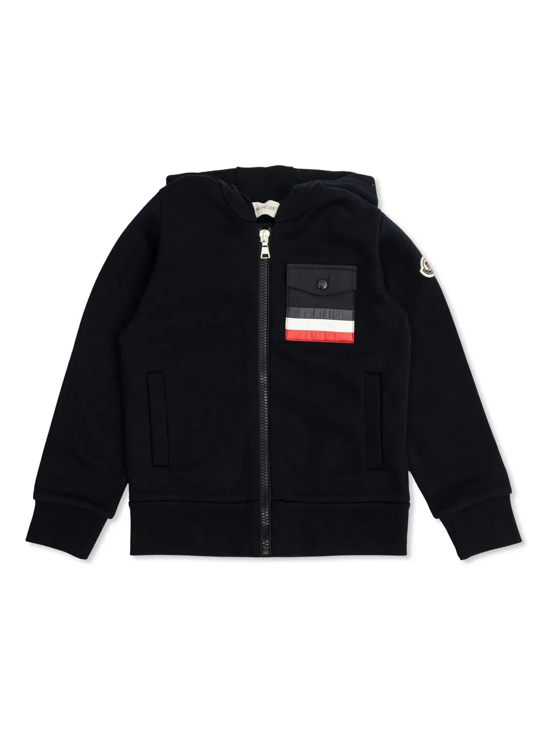 Худи на молнии Moncler, синий