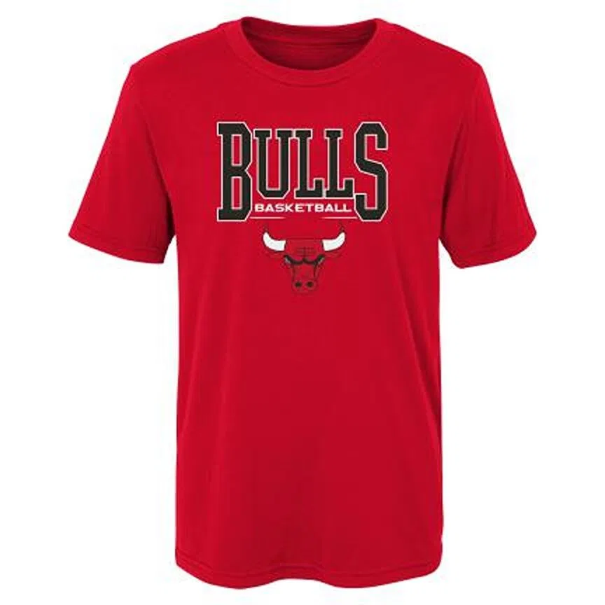 Детская футболка с принтом NBA Slam Dunk Junior Outerstuff, Hellrot Schwarz