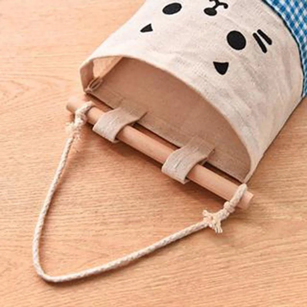 Подвесная косметичка с рисунком мишки, лен, Multi Generic — фото 4