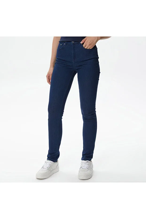 Женские джинсы скинни Lacoste, 50M-Blue — фото 3