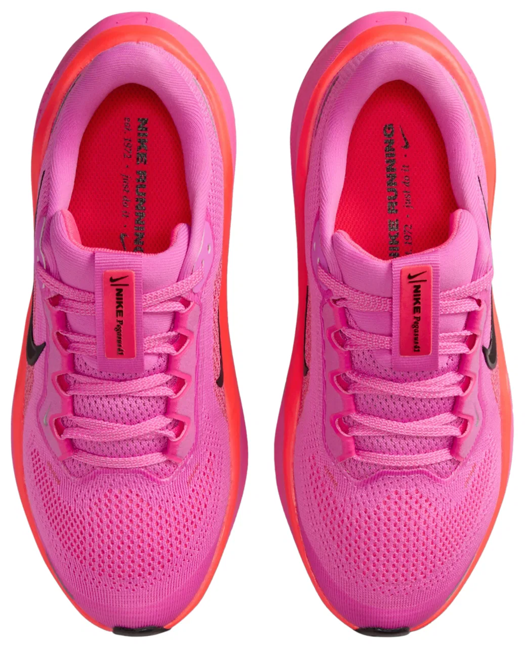Кроссовки для девочек Air Zoom Pegasus 41 Nike, розовый/красный — фото 4