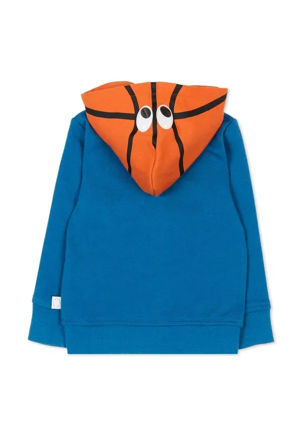 Худи на молнии Cotton Stella Mccartney Kids, синий — фото 2