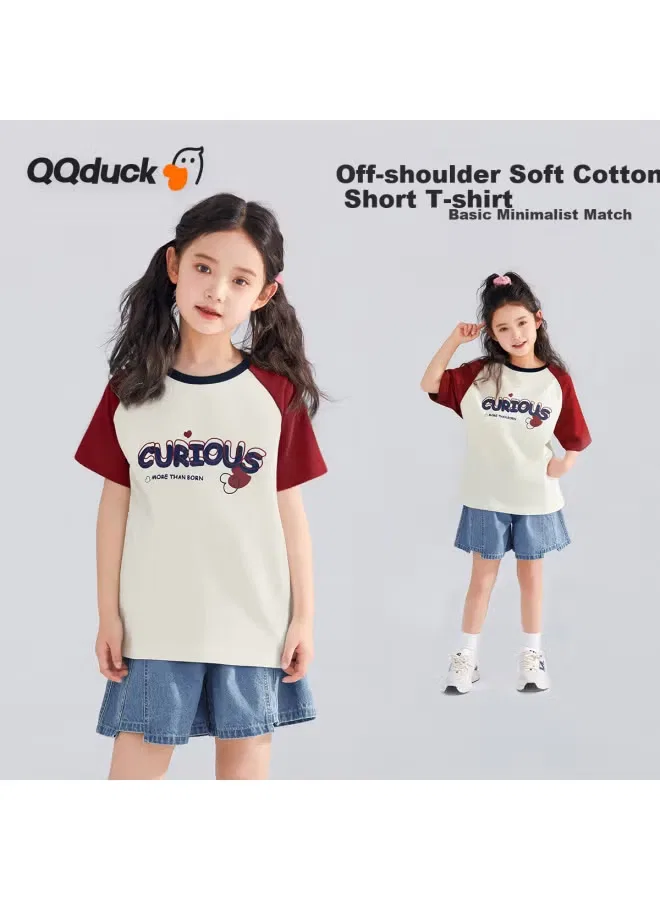 Футболка с коротким рукавом детская Qq Duck, белый