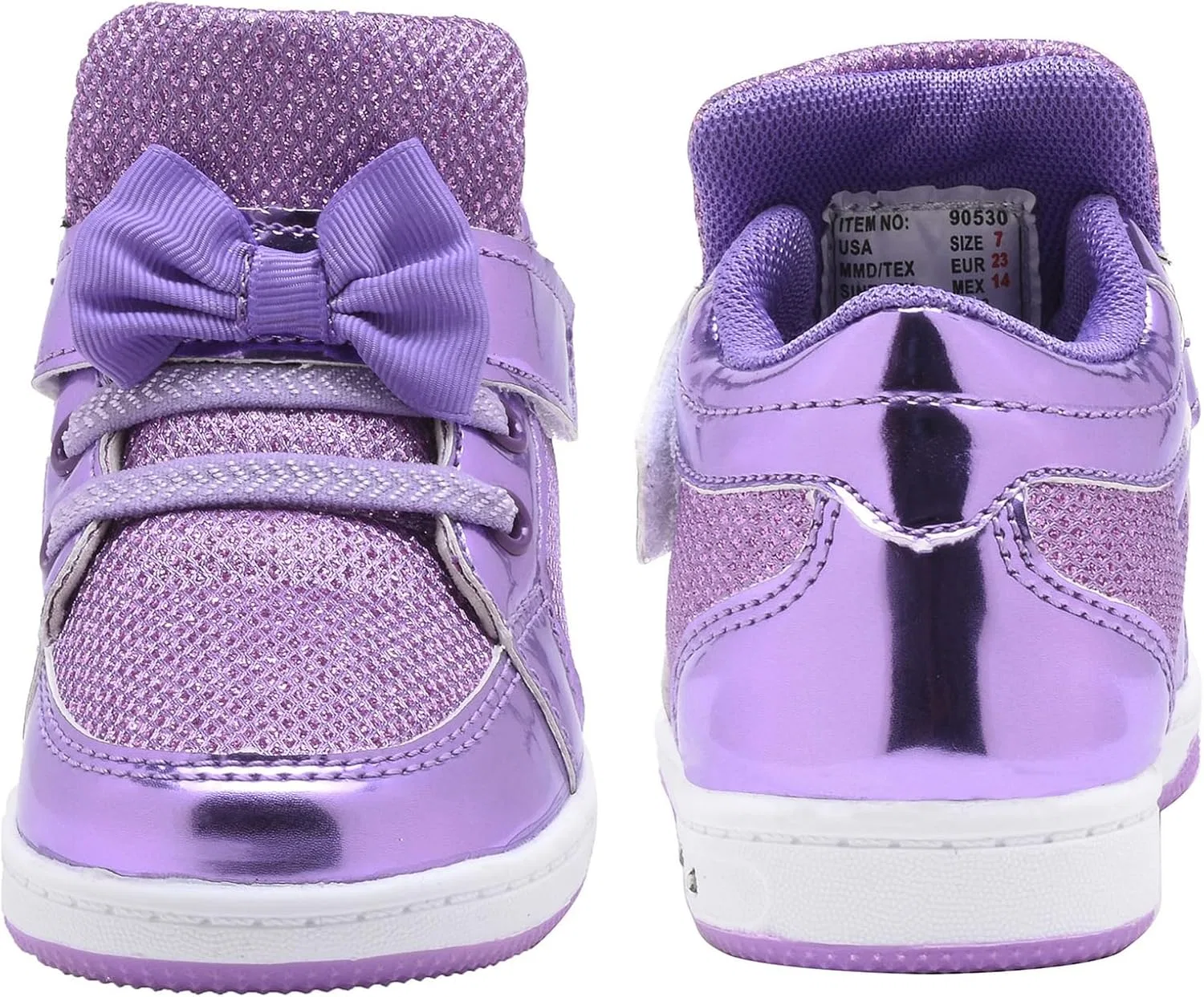 Детские кроссовки для девочек со светящейся подошвой SINOSKY, Mauve — фото 4