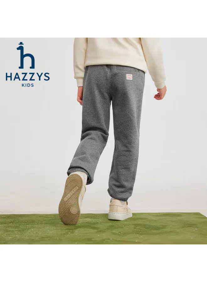 Штаны трикотажные с эластичными манжетами Hazzys, хаки