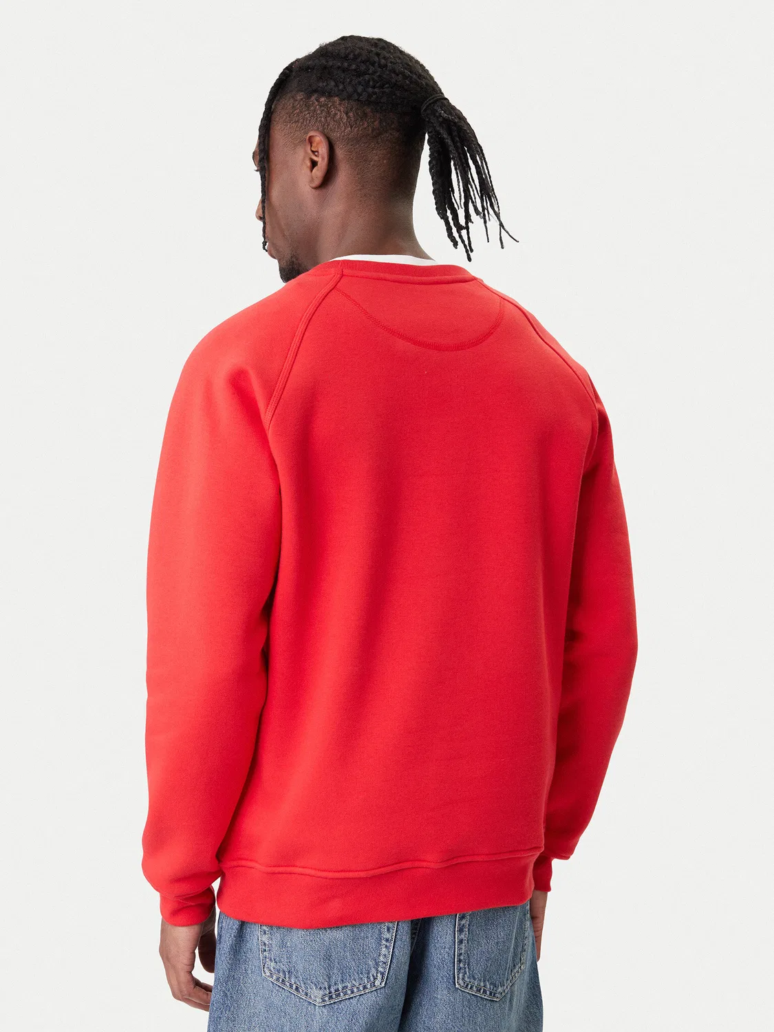 Мужская толстовка стандартного кроя Trefoil Essentials Adidas, красный — фото 3