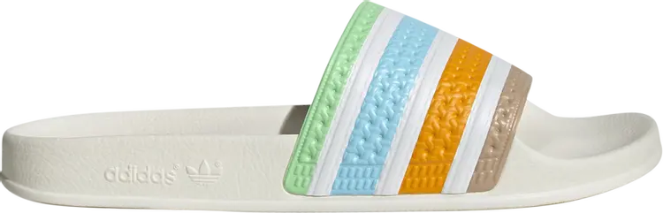 

Сандалии Adidas Adilette Slide 'Off White Multi', синий