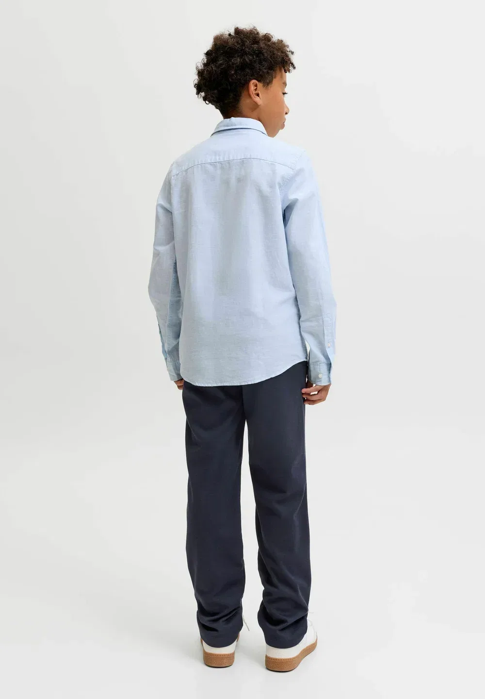 Брюки чинос, брюки чинос для мальчиков - чиносы Jack & Jones Junior, Sky Captain — фото 3