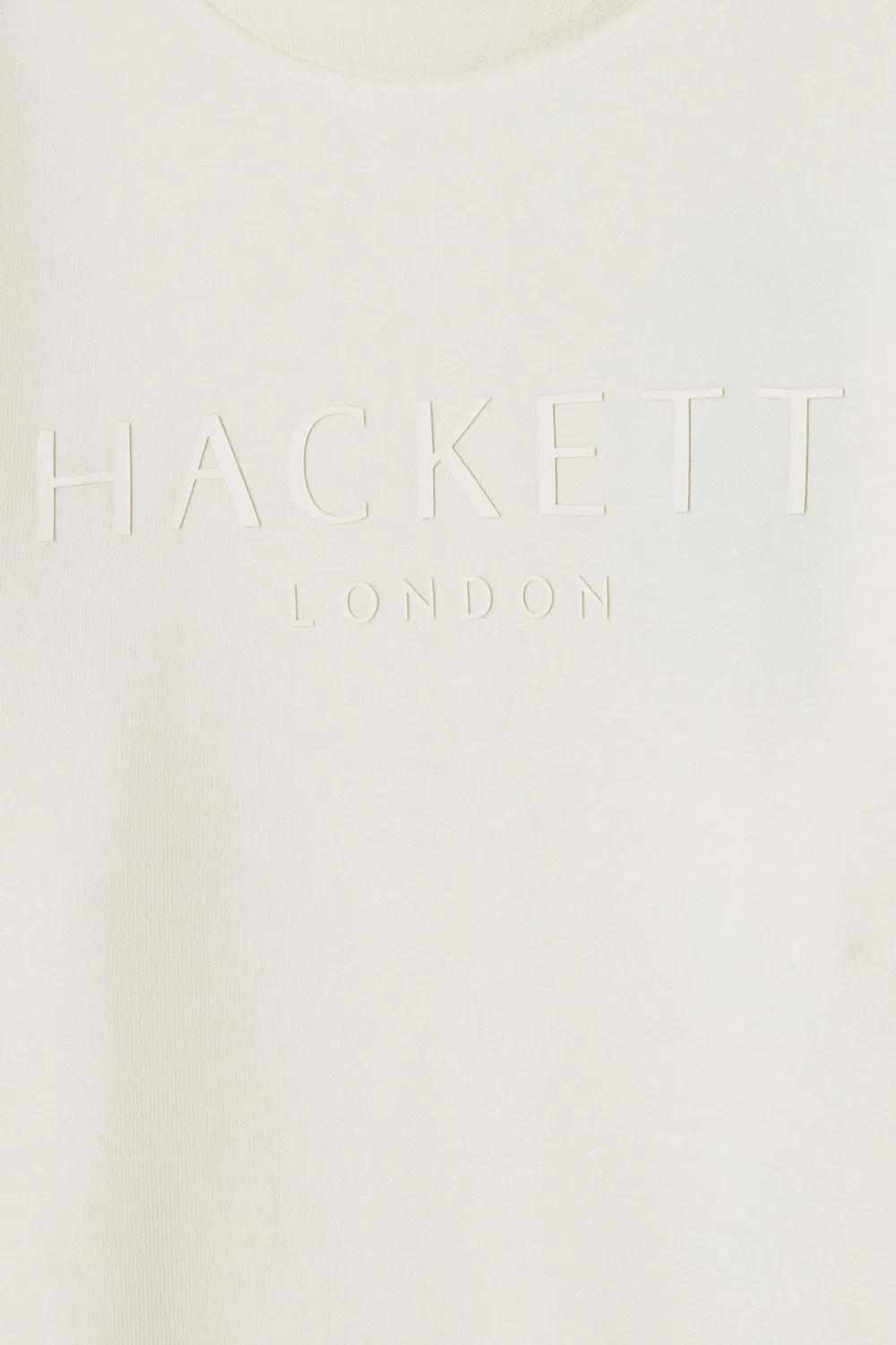 Свитшот с длинным рукавом хлопковый Hackett London, белый — фото 4