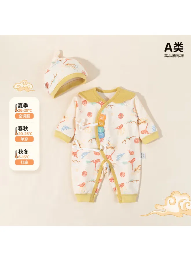 Боди-комбинезон с принтом облаков, модель Spring & autumn, Bornbay, дракон и феникс в гармонии — фото 3