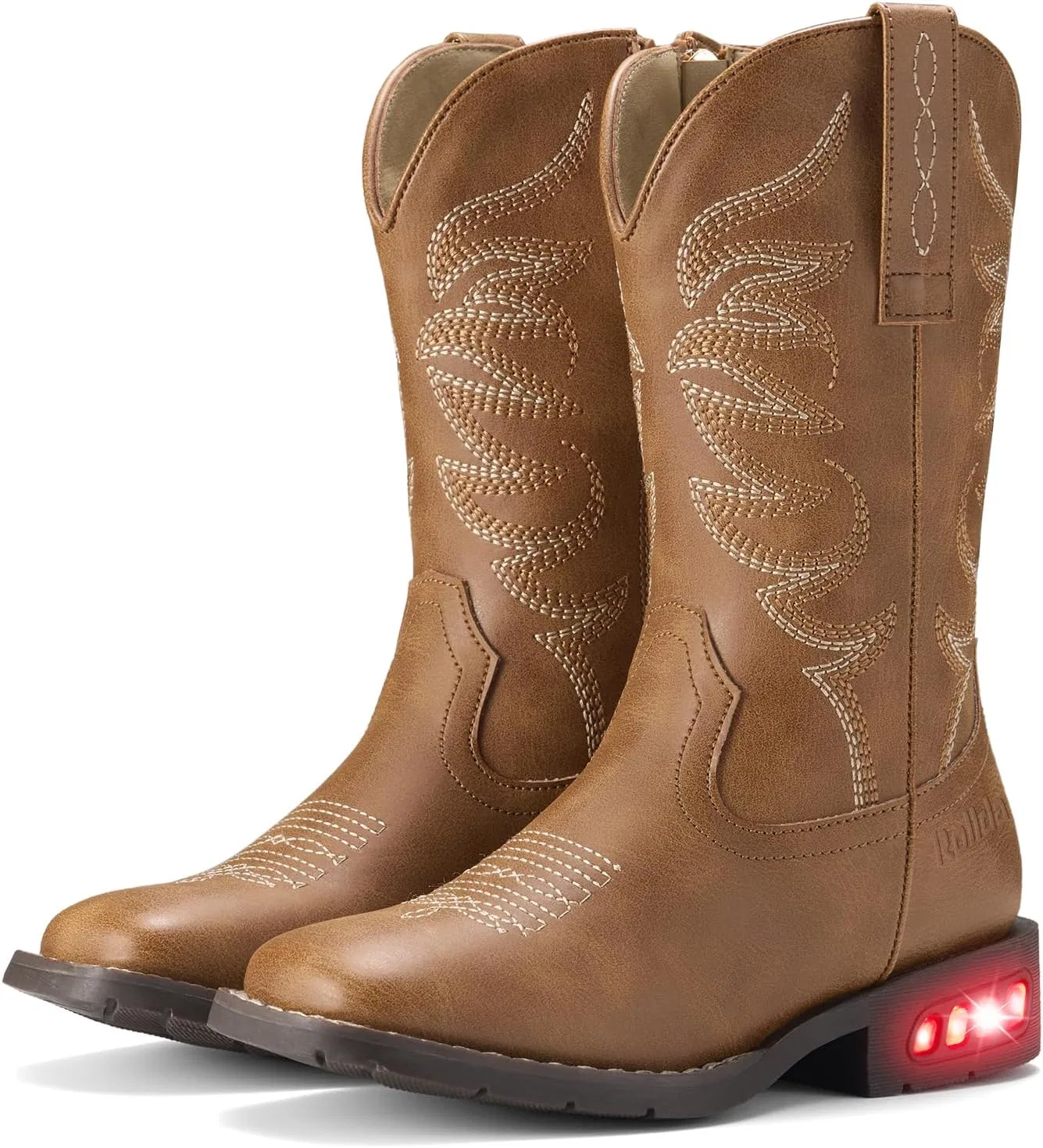 Детские сапоги ковбойские с подсветкой Classic Western Rollda, Brown