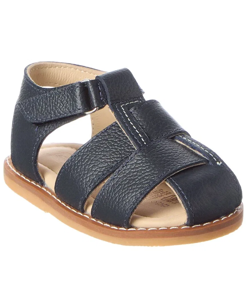 Детские сандалии кожаные с пряжкой Anthony Leather Sandal Elephantito, синий
