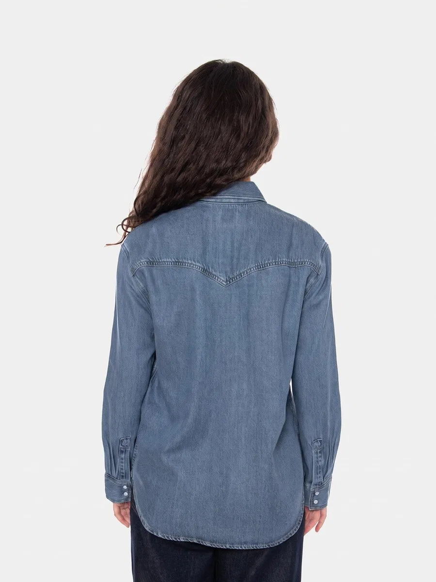 Блузка LEVI'S 'GOING STEADY 7' синего цвета — фото 2
