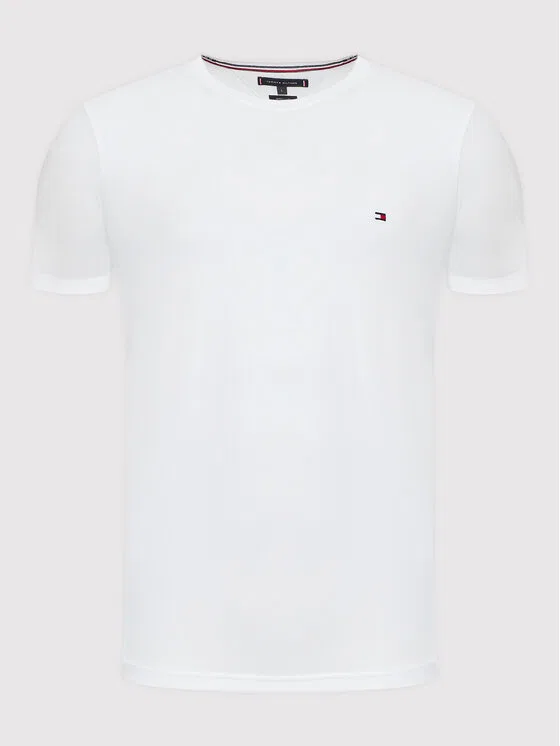 Футболка slim fit Core Stretch Tommy Hilfiger, белый — фото 4