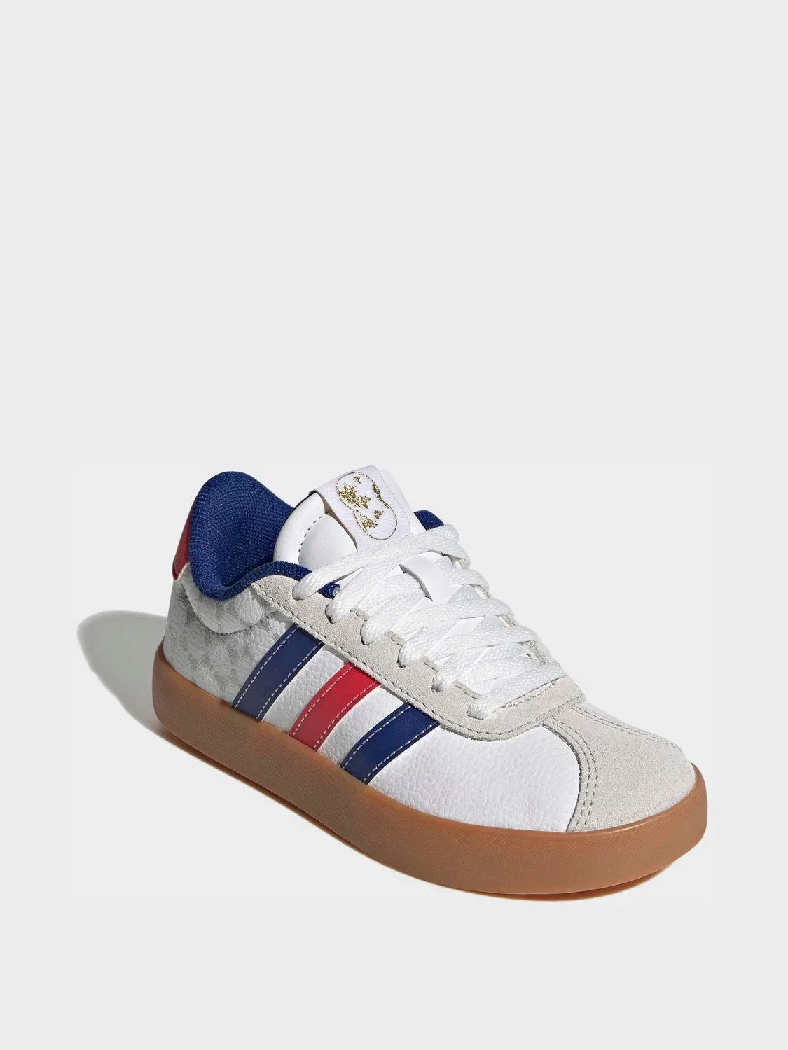 Кроссовки VL Court 3.0 adidas, бело-синие