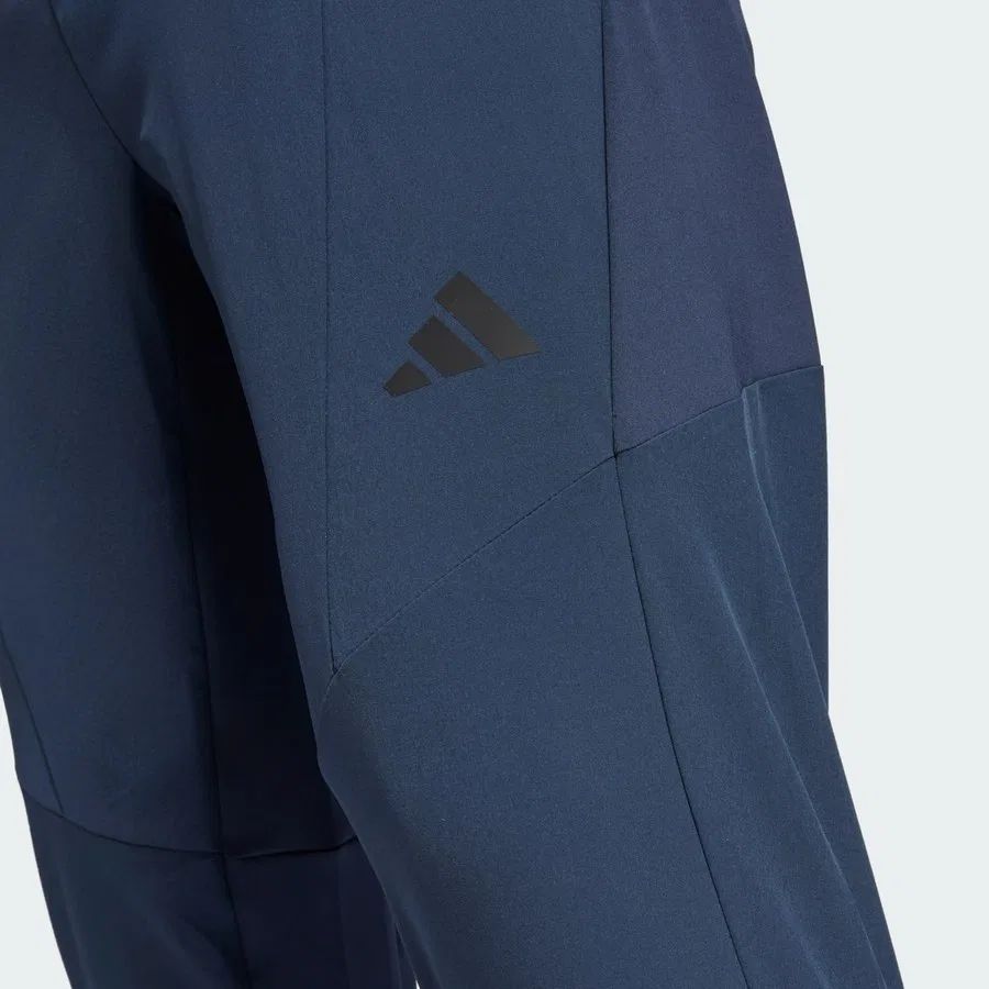 Штаны спортивные с молниями adidas Performance JI8160 Designed for Training Hybrid, Зеленый — фото 4
