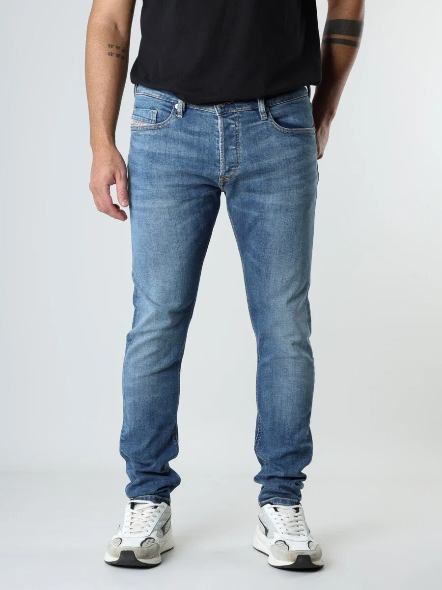 Джинсы DIESEL Skinny Jeans 'TEPPHAR-X' синего цвета — фото 2