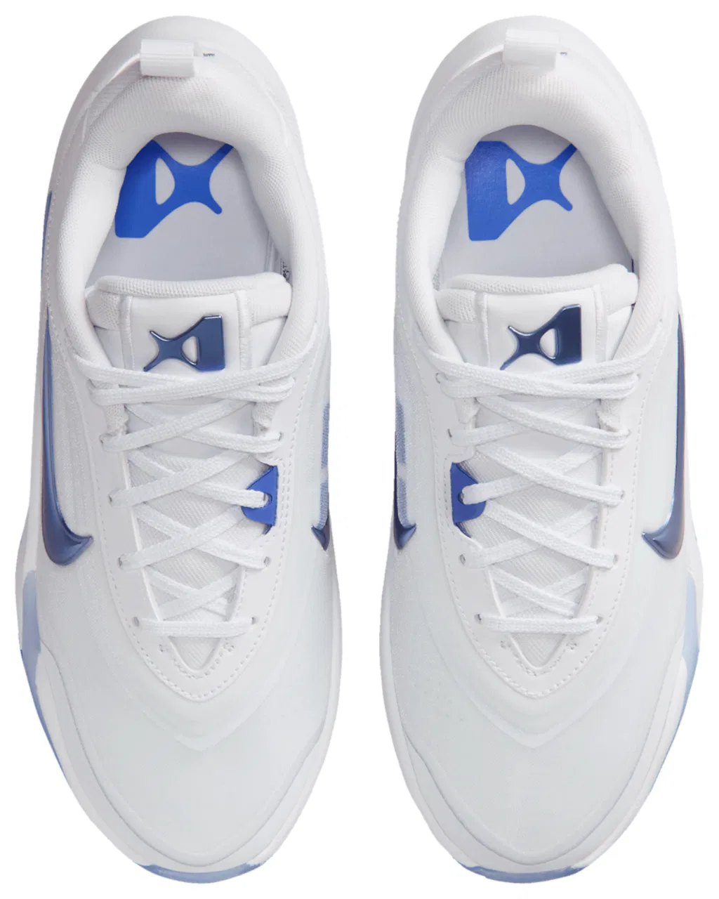 Детские кроссовки для мальчиков Nike A'One, White/Grey/Sapphire — фото 4