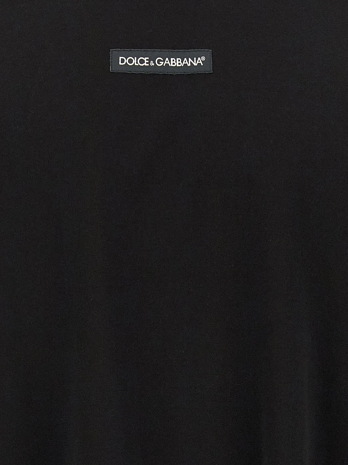 Футболка с логотипом-нашивкой Dolce & Gabbana, черный — фото 4
